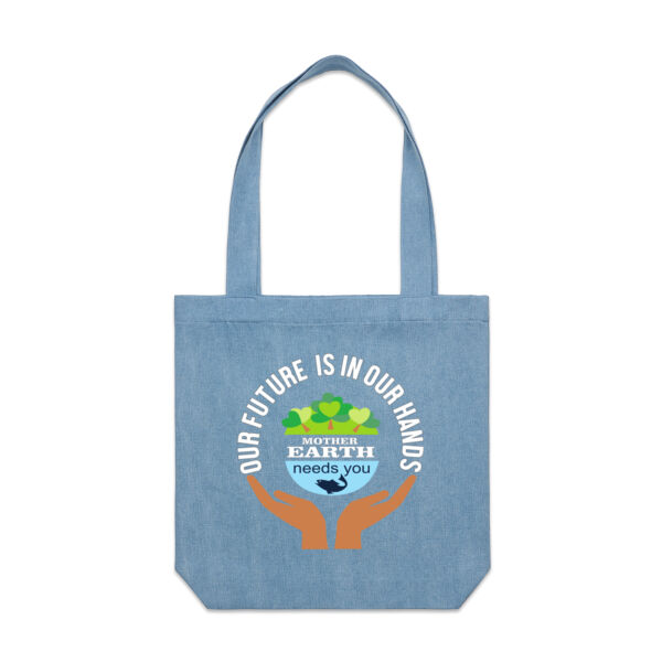 Our Future  - AS Colour Denim Carrie Tote Thumbnail