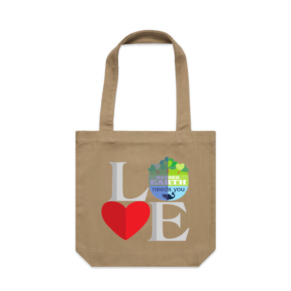 LOVE World - AS Colour Carrie Tote Bag  Thumbnail