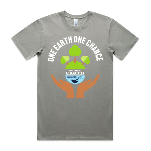 One Chance One Earth - AS Colour Mens Staple Organic Tee Thumbnail