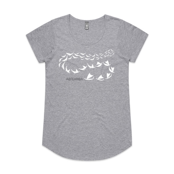 Whales to Waka - Front - AS Colour Womens Mali Tee Thumbnail