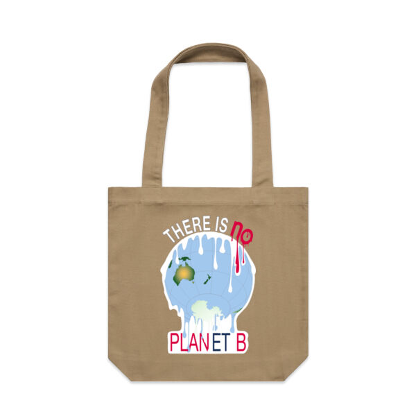 NO PLANet B SoftBlue - Carrie Tote Bag Thumbnail
