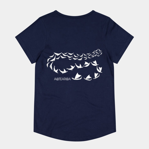 Whales to Waka  - Thread Project Womens Jazz Scoop Neck Tee Thumbnail