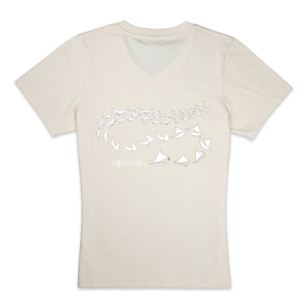 Whales to Waka  - Thread Project Womens Eden V-Neck Tee Thumbnail
