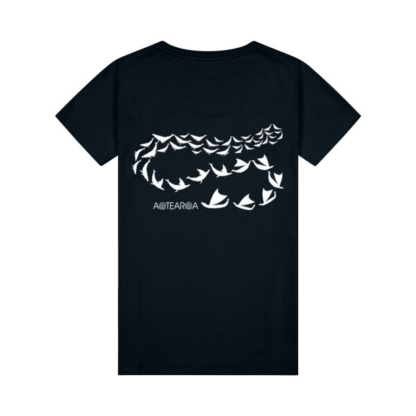 Whales to Waka  - Cloke Womens Silhouette Tee Thumbnail