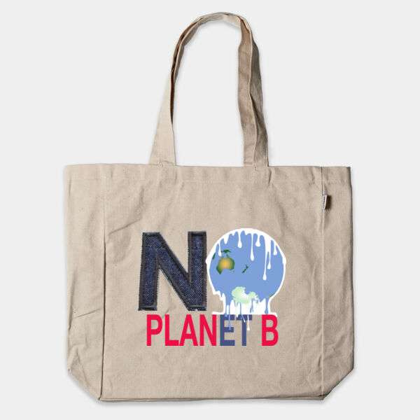 No Planet B-Denim  - Canvas Shopper Tote Bag - Thread Project Thumbnail