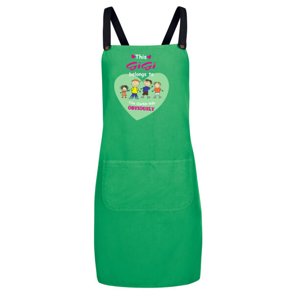 Gigi Belongs to - JB's Cross Back Canvas Apron Thumbnail