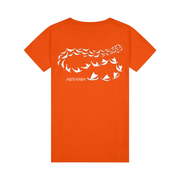 Whales to Waka Back - Cloke Womens Silhouette Tee Thumbnail