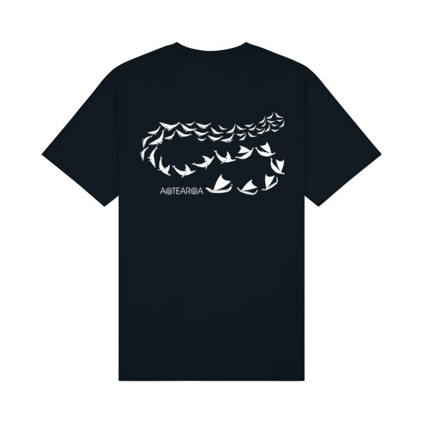 Whales to Waka Back - Cloke Mens Outline Tee Thumbnail